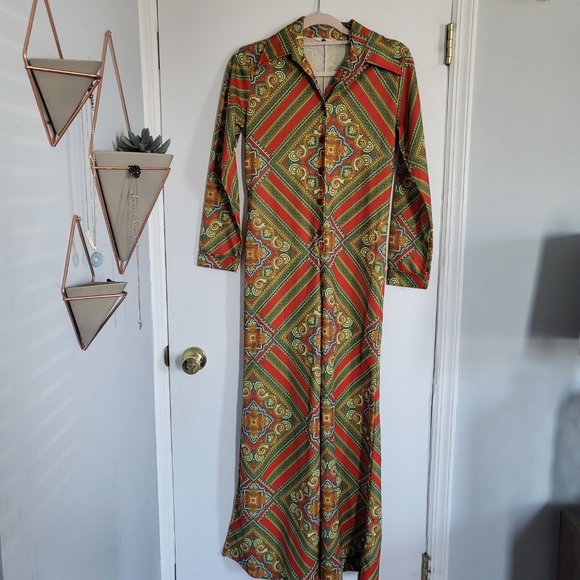 Incredible 60s-70s psychedelic vintage dream jumpsuit - Picture 2 of 3
